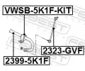 FEBEST Ty / vzpra stabiliztoru FBS 2323-GVF, 2323-GVF