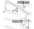 FEBEST Ty / vzpra stabiliztoru FBS 2323-T5F, 2323-T5F
