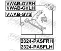 FEBEST Rameno zaven kol FBS 2324-PASFRH, 2324-PASFRH
