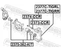 FEBEST Sada na opravu brzdovho tmenu FBS 2375-362-KIT, 2375-362-KIT