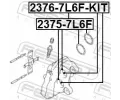 FEBEST Sada na opravu brzdov�ho t�menu FBS 2376-7L6F-KIT, 2376-7L6F-KIT