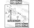 FEBEST Sada drk brzdovch tmen FBS 2377C-162RRH, 2377C-162RRH