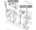 FEBEST Sada drk brzdovch tmen FBS 2377C-TIGF, 2377C-TIGF
