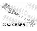 FEBEST Náboj kola FBS 2382-CRAFR, 2382-CRAFR