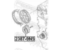 FEBEST Napnac kladka ozubenho emenu FBS 2387-9N5, 2387-9N5