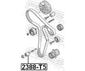 FEBEST Vratn / vodic kladka ozubenho emenu FBS 2388-T5, 2388-T5