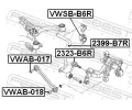 FEBEST Stabiliztor podvozku FBS 2399-B7R, 2399-B7R
