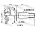 FEBEST Kloub hnacho hdele, sada FBS 2410-DUST, 2410-DUST