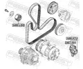 FEBEST Napnk drkovho klnovho emenu FBS 2490-K7J, 2490-K7J