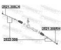 FEBEST Axiln kloub pnho thla zen FBS 2522-308, 2522-308