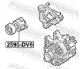 FEBEST Napnk drkovho klnovho emenu FBS 2590-DV6, 2590-DV6