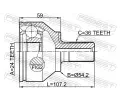 FEBEST Kloub hnacho hdele, sada FBS 2710-C70, 2710-C70