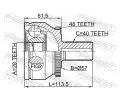 FEBEST Kloub hnacho hdele, sada FBS 2710-XC90A48, 2710-XC90A48