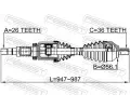 FEBEST Hnac hdel FBS 2714-S40RH, 2714-S40RH