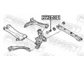 FEBEST roub pro opravu odklonu kola FBS 2729-001, 2729-001