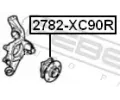 FEBEST Nboj kola FBS 2782-XC90R, 2782-XC90R