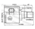 FEBEST Kloub hnac�ho h��dele, sada FBS 2911-FLIIFLH, 2911-FLIIFLH