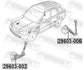 FEBEST Senzor, regulace sklonu svtlometu FBS 29603-006, 29603-006