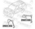 FEBEST Senzor, regulace sklonu sv�tlometu FBS 29603-008, 29603-008