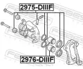 FEBEST Pst brzdovho tmenu FBS 2976-DIIIF, 2976-DIIIF