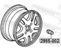 FEBEST Matice kola FBS 2985-002, 2985-002