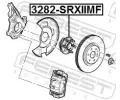 FEBEST Náboj kola FBS 3282-SRXIIMF, 3282-SRXIIMF