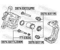 FEBEST Pst brzdovho tmenu FBS 3576-SX11R, 3576-SX11R