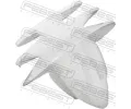 Klip ozdobn� / ochrann� li�ty&nbsp;FEBEST&nbsp;&dash;&nbsp;FBS 88570-038