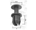 FEBEST Klip ozdobn / ochrann lity FBS 88570-185, 88570-185