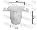 FEBEST Klip ozdobné / ochranné lišty FBS 88570-207, 88570-207
