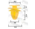 FEBEST Klip ozdobn / ochrann lity FBS 88570-229, 88570-229