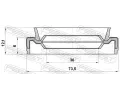 FEBEST Tsnic krouek hdele diferencilu FBS 95EAW-38730613X, 95EAW-38730613X