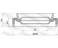 FEBEST Tsnic krouek adicho tyov FBS 95EAY-15250708X, 95EAY-15250708X