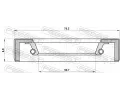 FEBEST Tsnic krouek hdele diferencilu FBS 95FBY-52780909X, 95FBY-52780909X