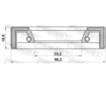 FEBEST Tsnic krouek hdele diferencilu FBS 95FCY-35551111X, 95FCY-35551111X