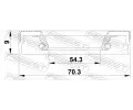 FEBEST Tsnic krouek hdele rozvodovky FBS 95FEY-56700909X, 95FEY-56700909X