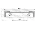 FEBEST Tsnic krouek nboje kola FBS 95GCY-39520808X, 95GCY-39520808X