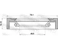 FEBEST Tsnic krouek hdele nboje kola FBS 95GCY-51701010X, 95GCY-51701010X