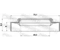 FEBEST Tsnic krouek nboje kola FBS 95GDS-50750910X, 95GDS-50750910X