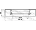 FEBEST Tsnic krouek nboje kola FBS 95GDY-41550707X, 95GDY-41550707X