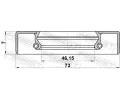 FEBEST Tsnic krouek nboje kola FBS 95GDY-48730707X, 95GDY-48730707X