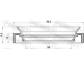 FEBEST Tsnic krouek kloubovho hdele FBS 95HAY-40760811R, 95HAY-40760811R