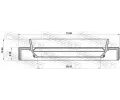 FEBEST Tsnic krouek nboje kola FBS 95HBY-57720813X, 95HBY-57720813X