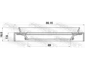FEBEST Těsnicí kroužek náboje kola FBS 95HDW-62850816X, 95HDW-62850816X