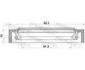 FEBEST Tsnic krouek kloubovho hdele FBS 95IAS-63821010R, 95IAS-63821010R