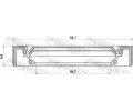 FEBEST Tsnic krouek nboje kola FBS 95IBS-50620707X, 95IBS-50620707X