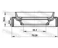 FEBEST Tsnic krouek hdele diferencilu FBS 95JAS-40701017L, 95JAS-40701017L