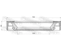 FEBEST T�snic� krou�ek n�boje kola FBS 95LEY-53731010UM, 95LEY-53731010UM