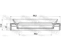 FEBEST Tsnic krouek hdele diferencilu FBS 95MFW-32501112R, 95MFW-32501112R