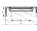 FEBEST Tsnic krouek hdele diferencilu FBS 95NDS-50741112C, 95NDS-50741112C